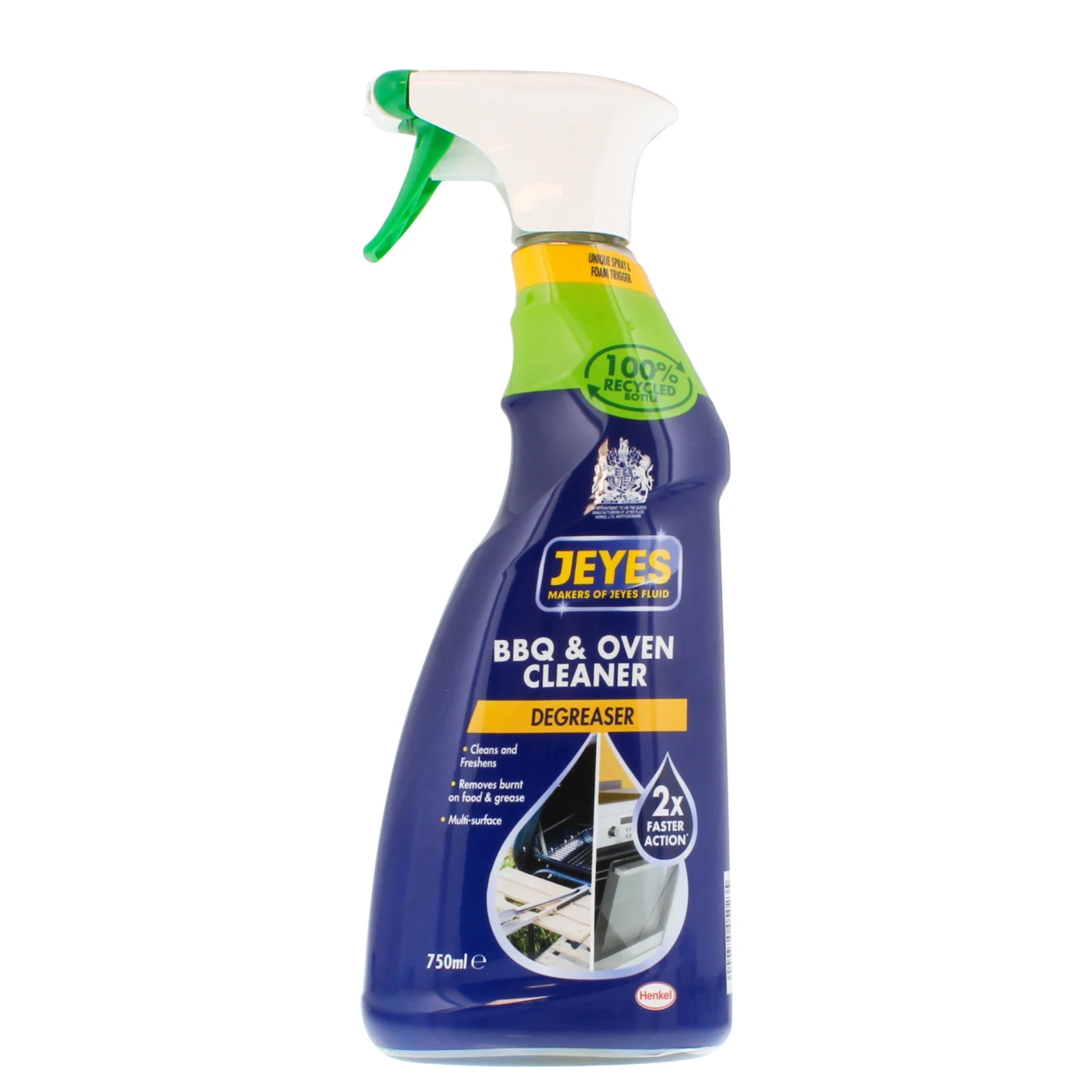 Jeyes BBQ and Oven Degreaser Trigger Spray 750ml Jeyes BBQ and Oven Degreaser Trigger Spray 750ml